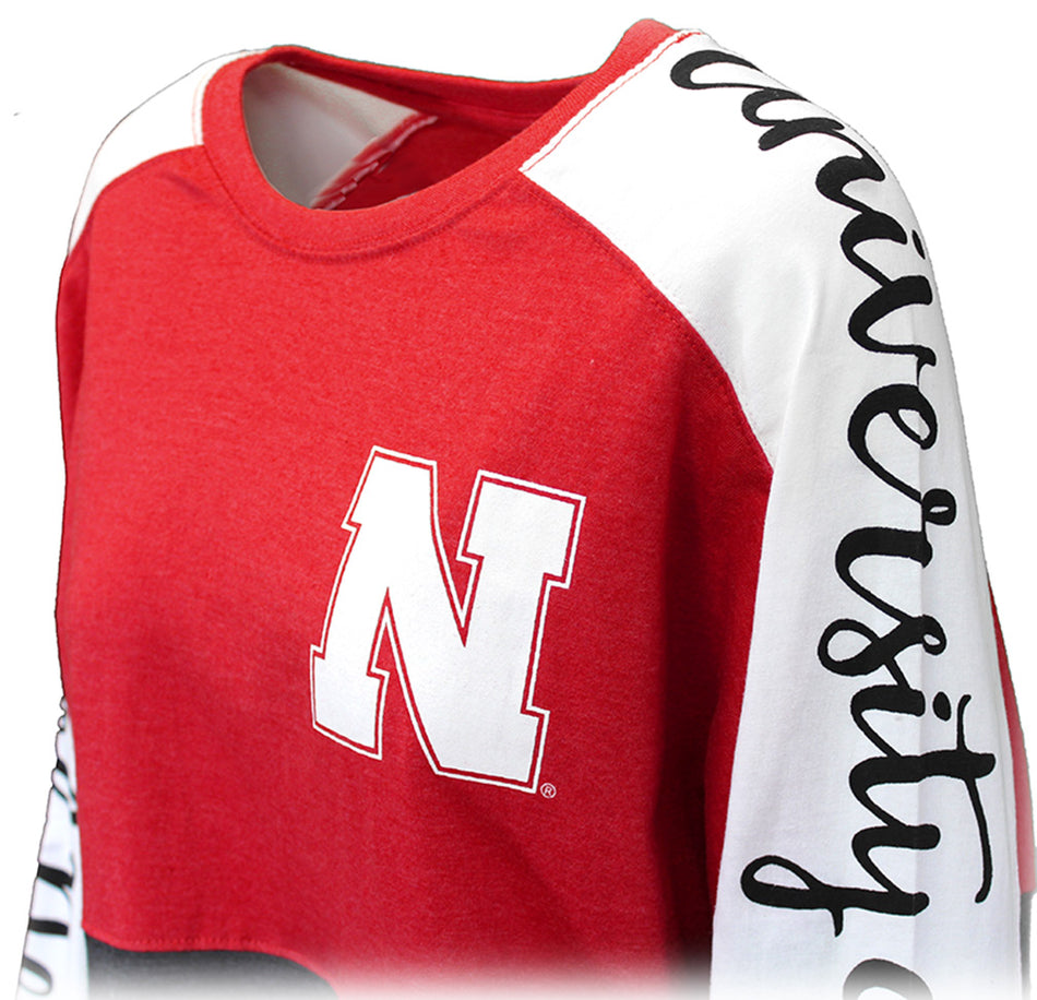 University of Nebraska Aileron Sweeper LS Tee