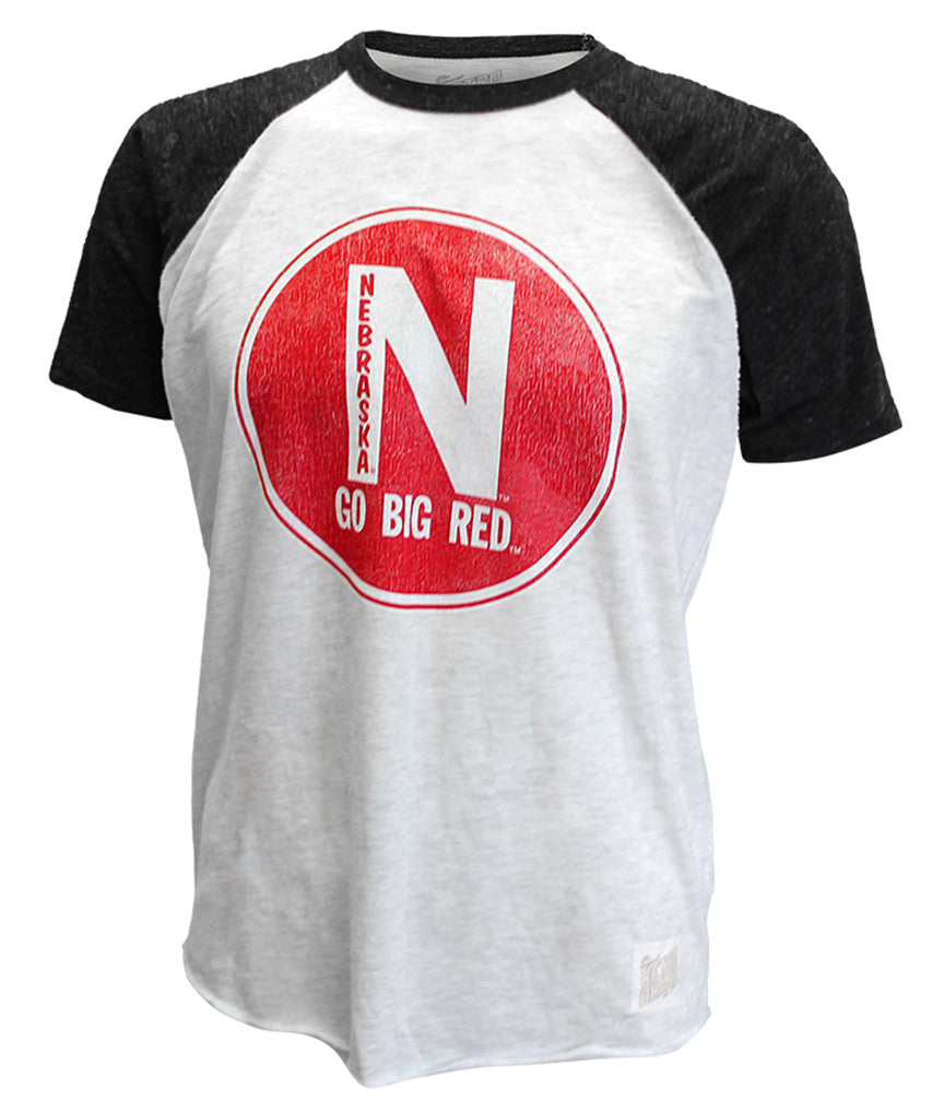 Go Big Red Triblend Raglan Tee