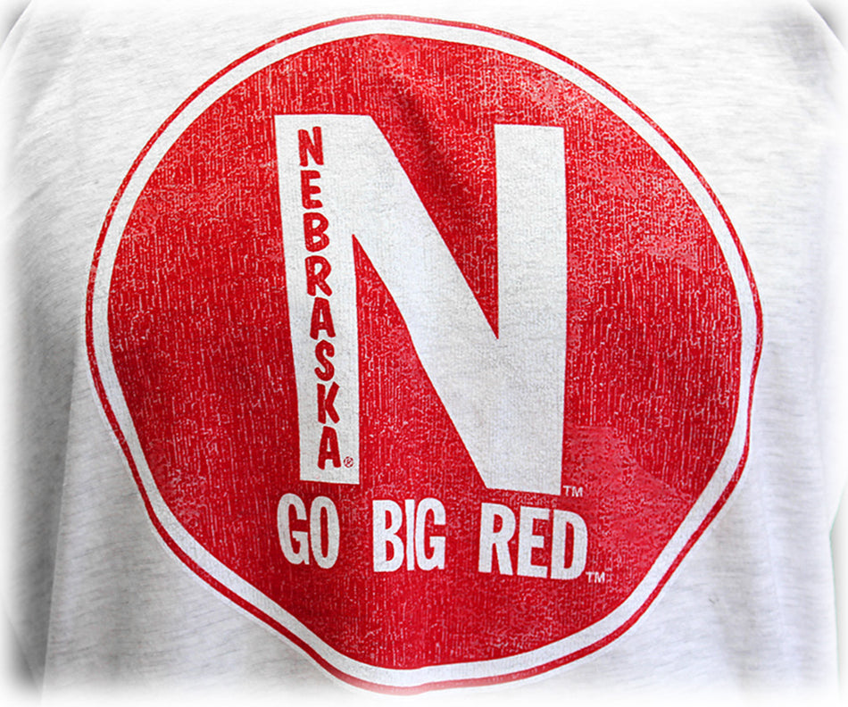 Go Big Red Triblend Raglan Tee