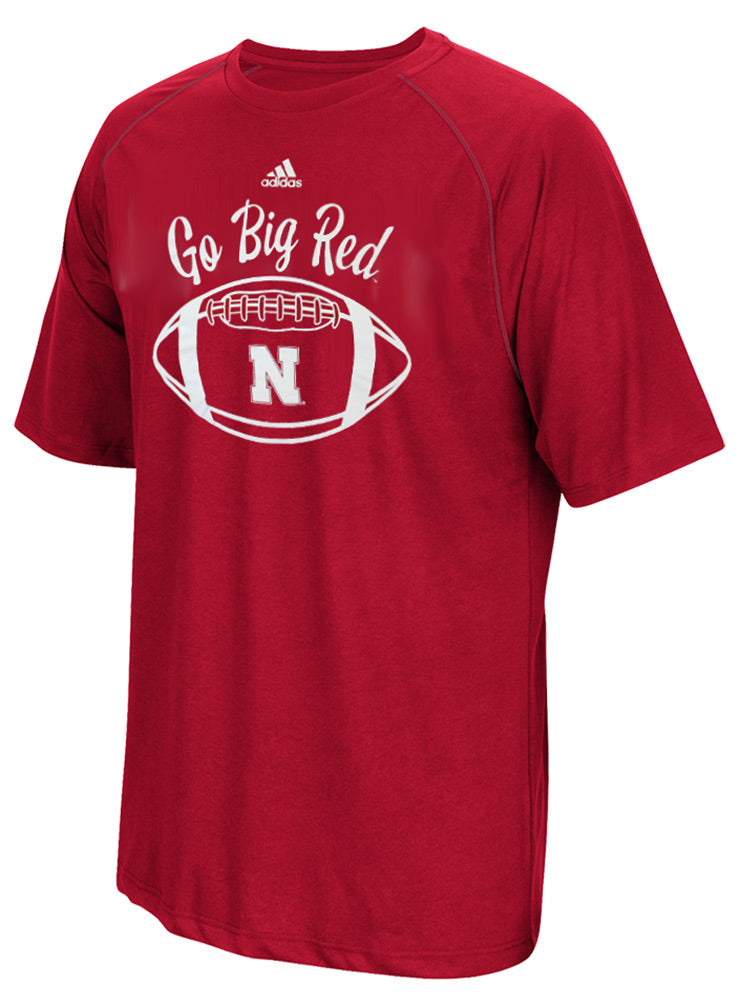 Adidas Go Big Red Nebraska Football Tee
