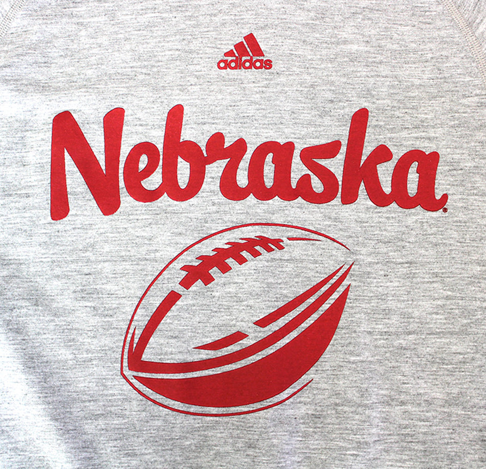 Adidas Nebraska Football Tee