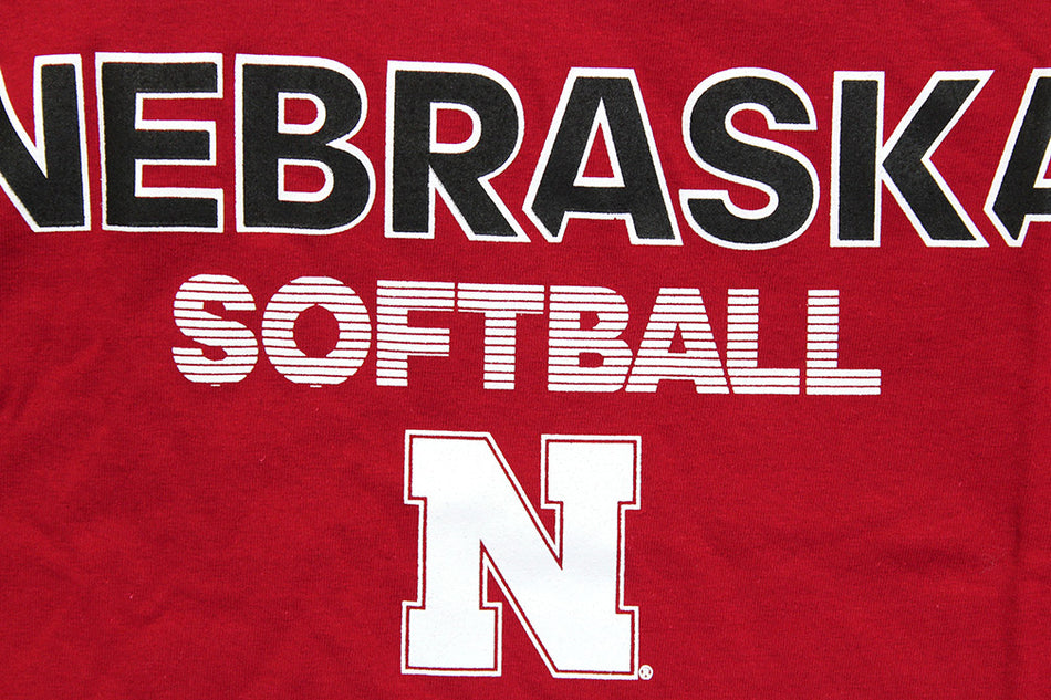 Adidas Nebraska Softball Rush Tee