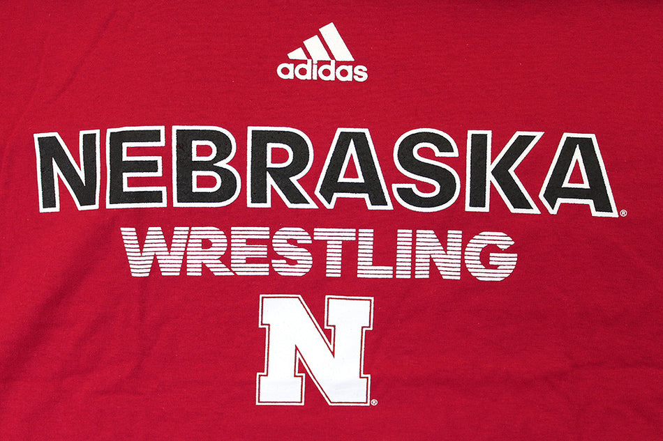 Adidas Nebraska Wrestling Rush Tee