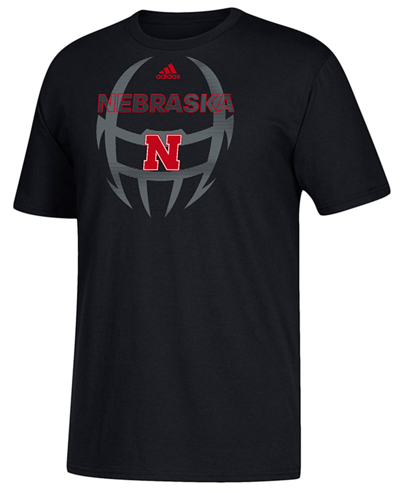 Adidas Nebraska Helmet Blitz Tee
