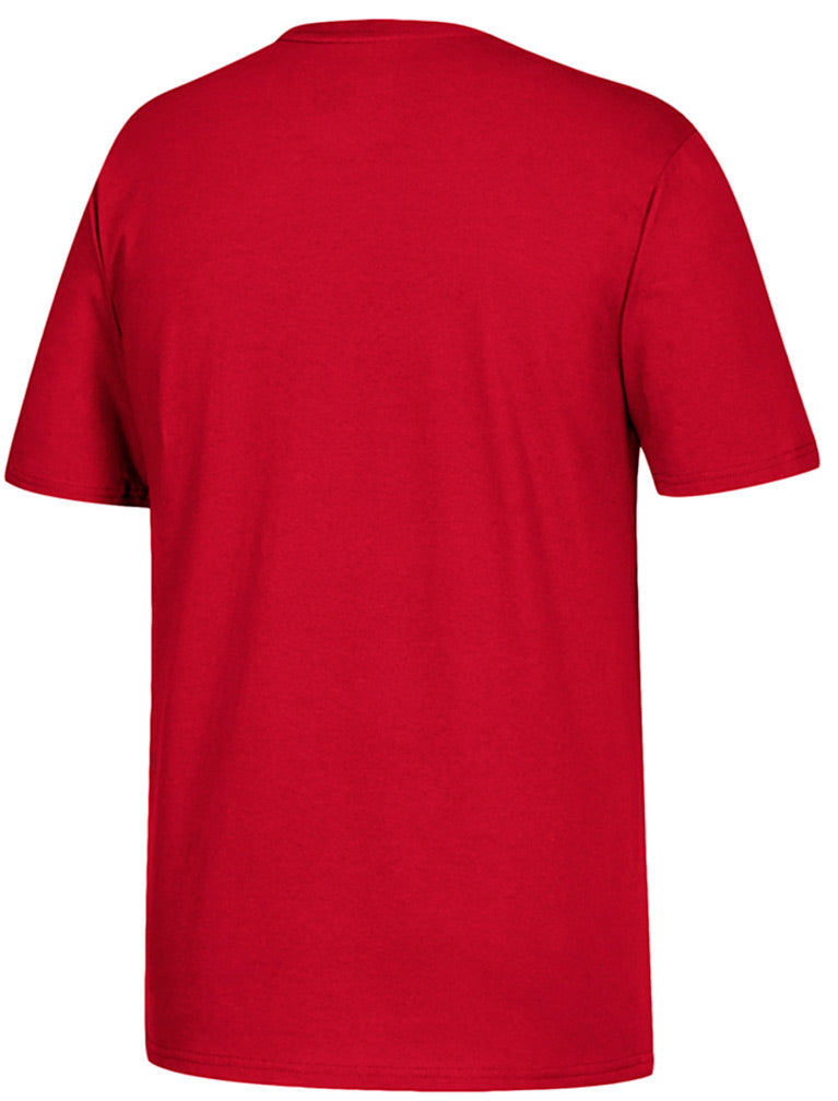Adidas Nebraska 3 Stripe Life Tee