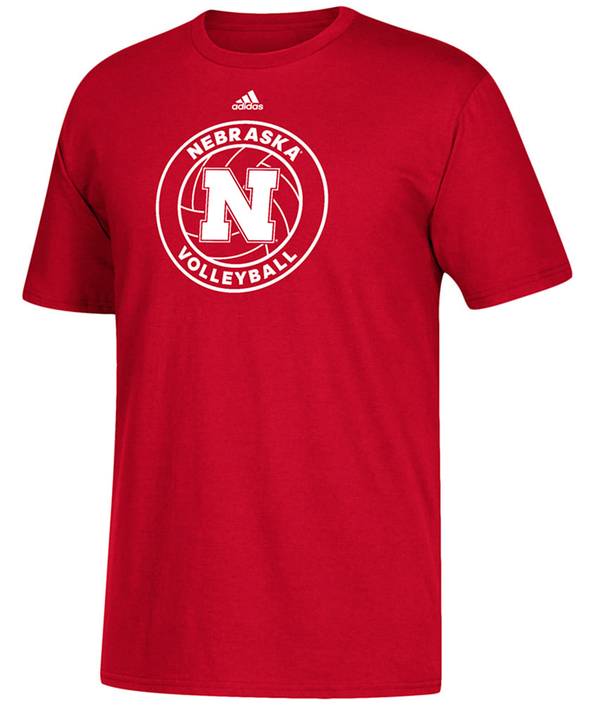 Adidas Nebraska Sports Volleyball Tee