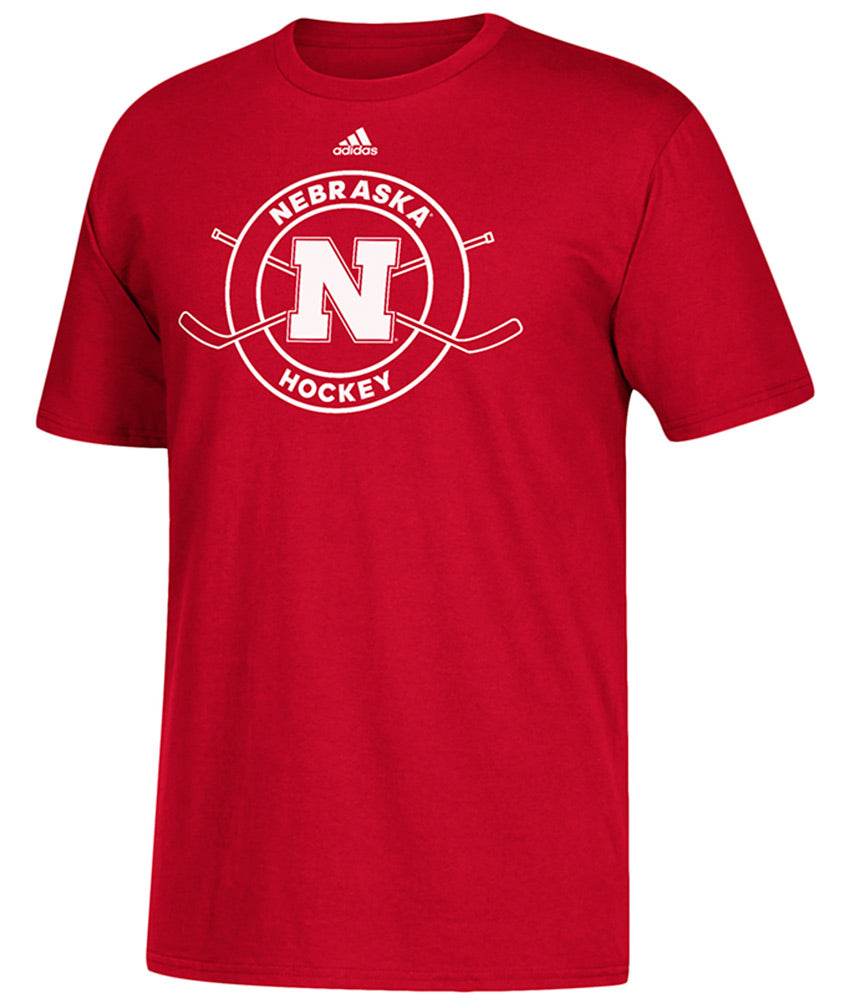 Adidas Nebraska Sports Hockey Tee