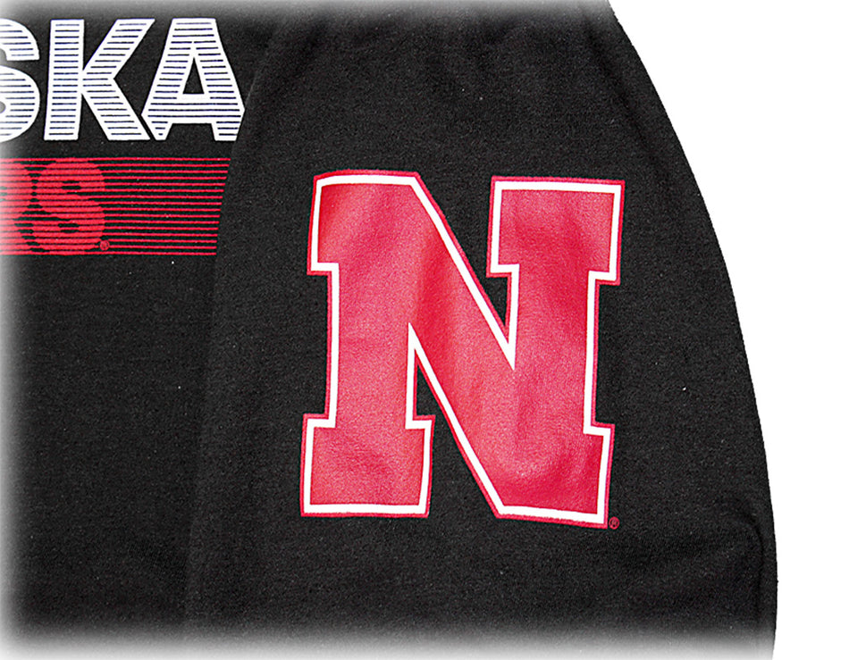 Adidas Nebraska Huskers Sideline Stacked Tee