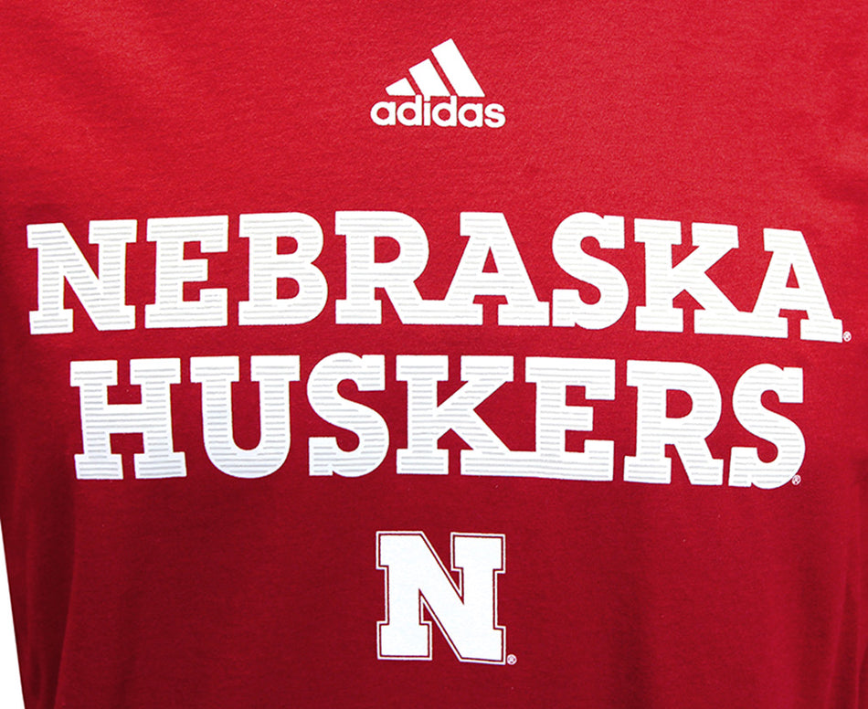 Adidas Nebraska Huskers Sideline Blaze Tee