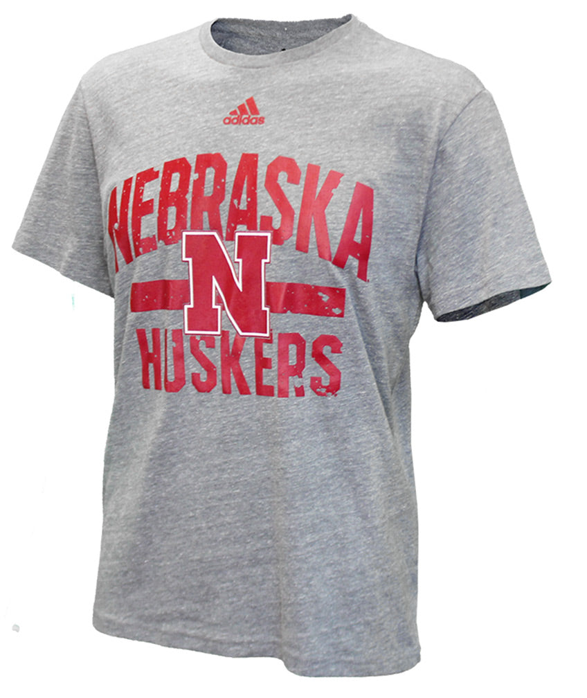 Adidas Nebraska Huskers Distressed Workout Triblend