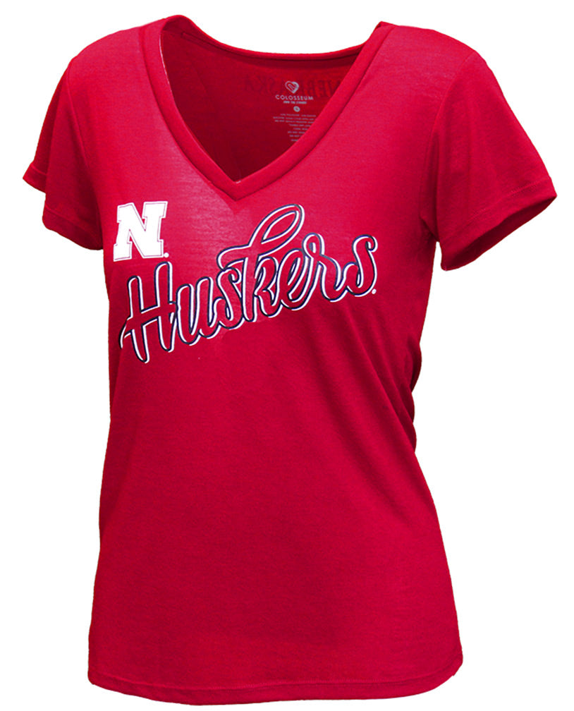 Nebraska Womens Sweet Dollars Vneck