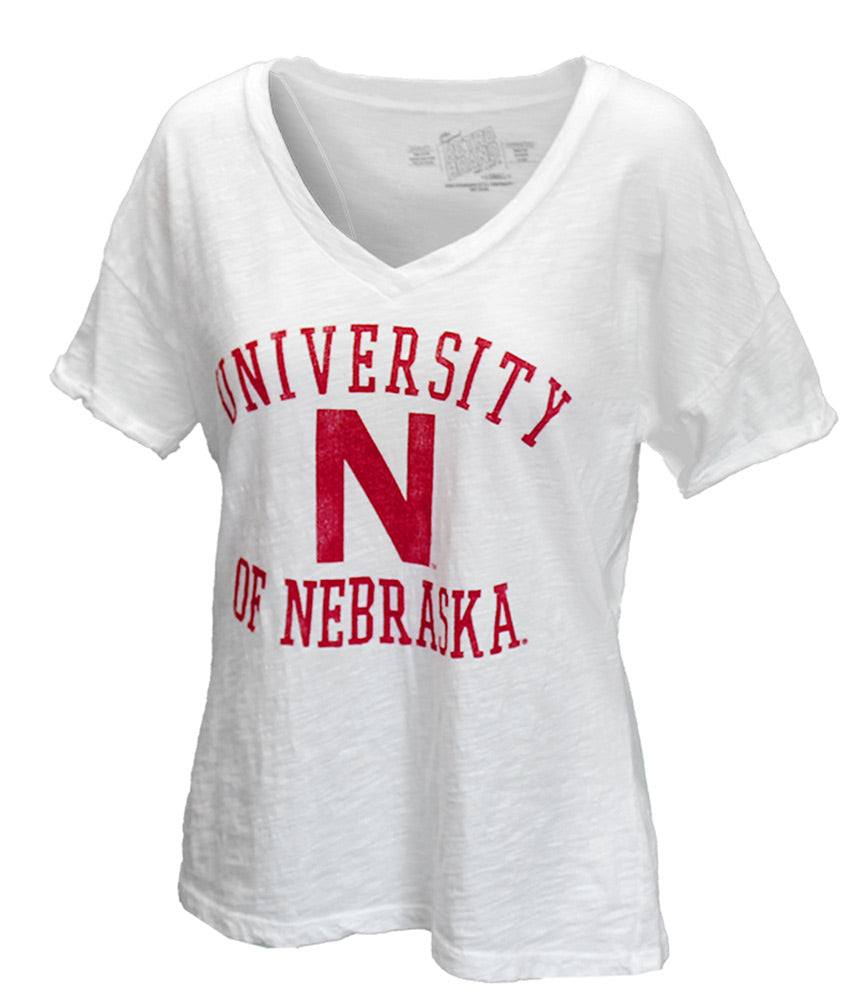 Ladies Skinny Husker N VNeck Slub