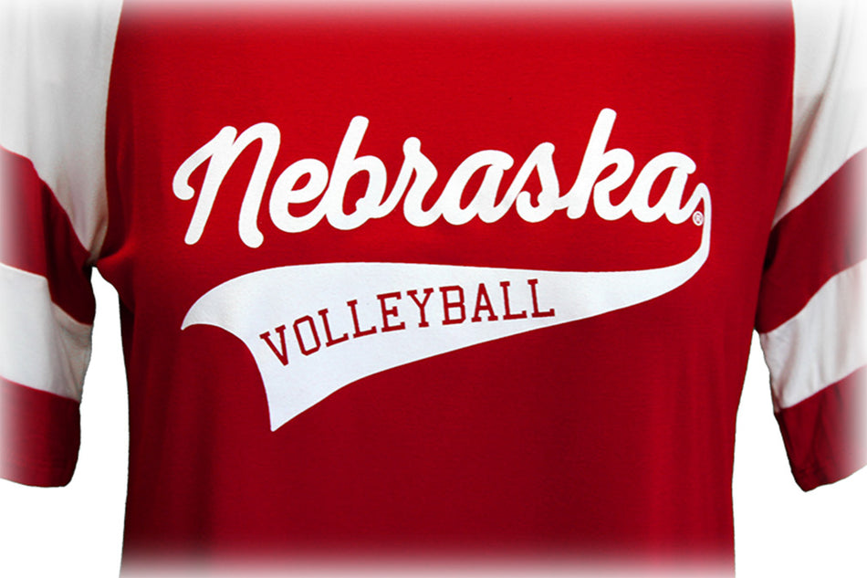 Womens Piko Nebraska Volleyball Top