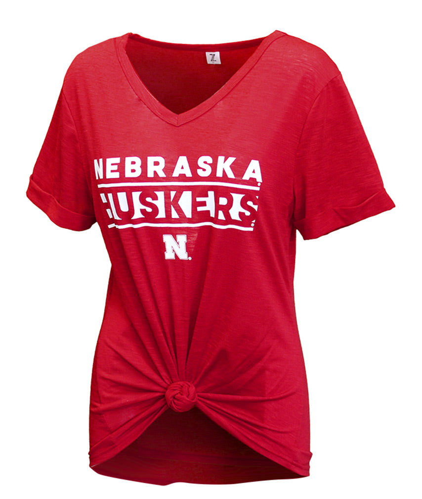 Ladies Nebraska Huskers Juke Tee