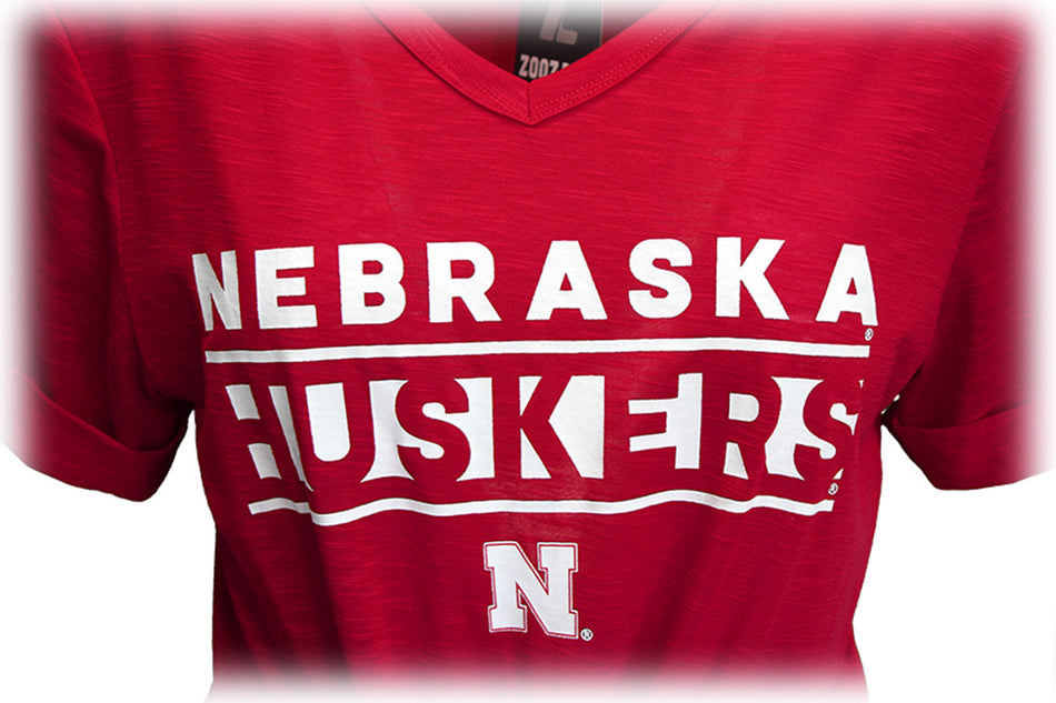 Ladies Nebraska Huskers Juke Tee