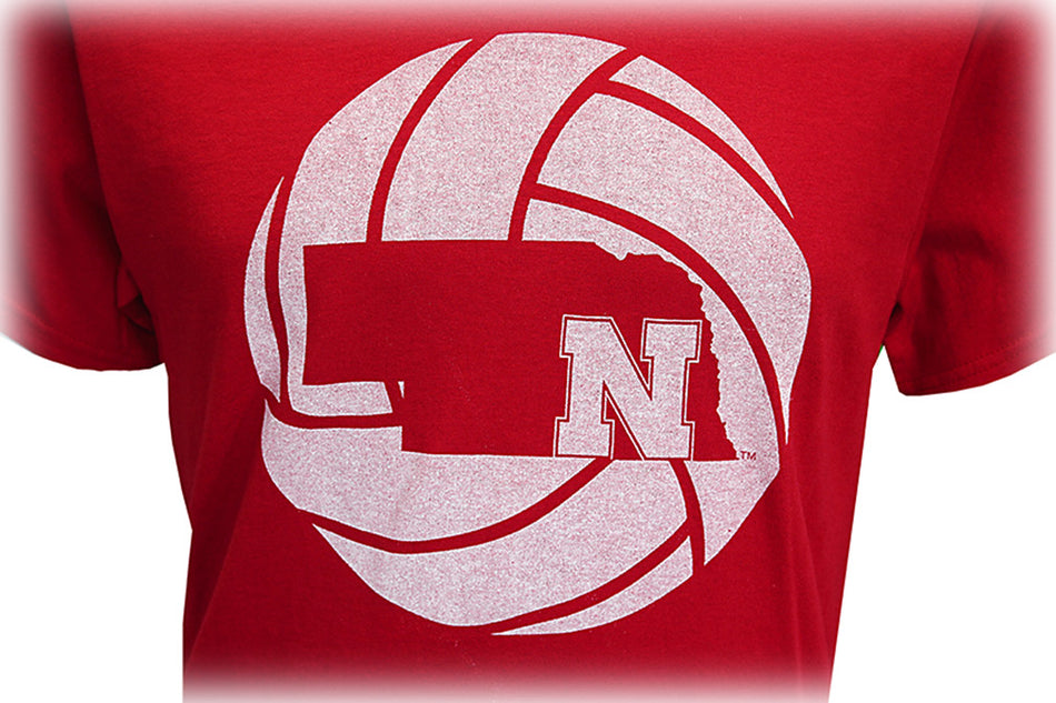 Nebraska State Volleyball N Tee