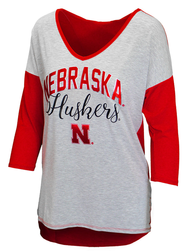 Lady Huskers Meet Your Match Long Tee