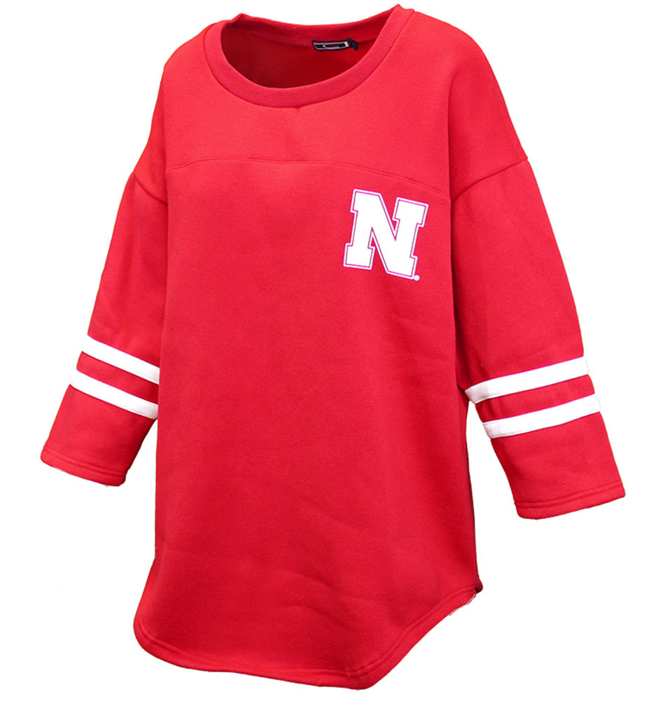 Ladies Huskers Varsity Top