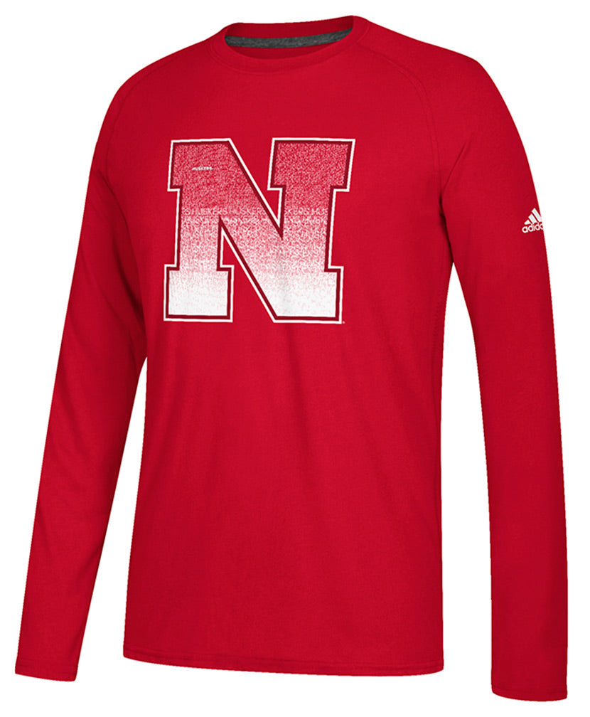 Adidas LS Husker Pride Fill N Tee
