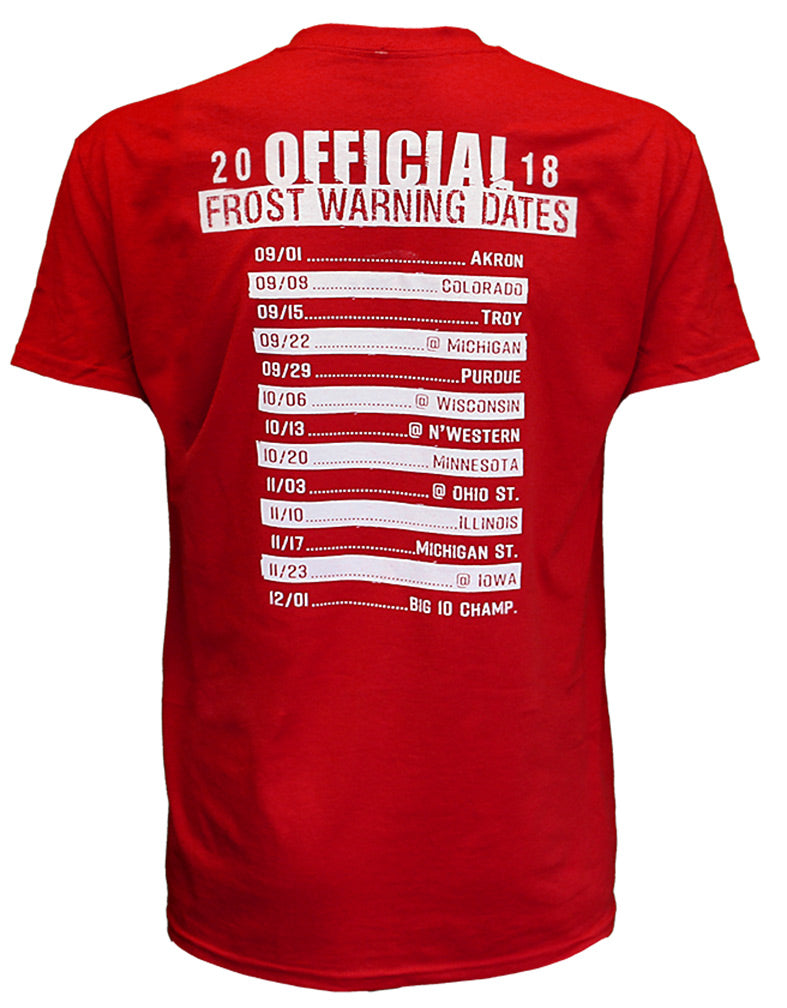 Big Red Resurrection 2018 Husker Schedule Tee