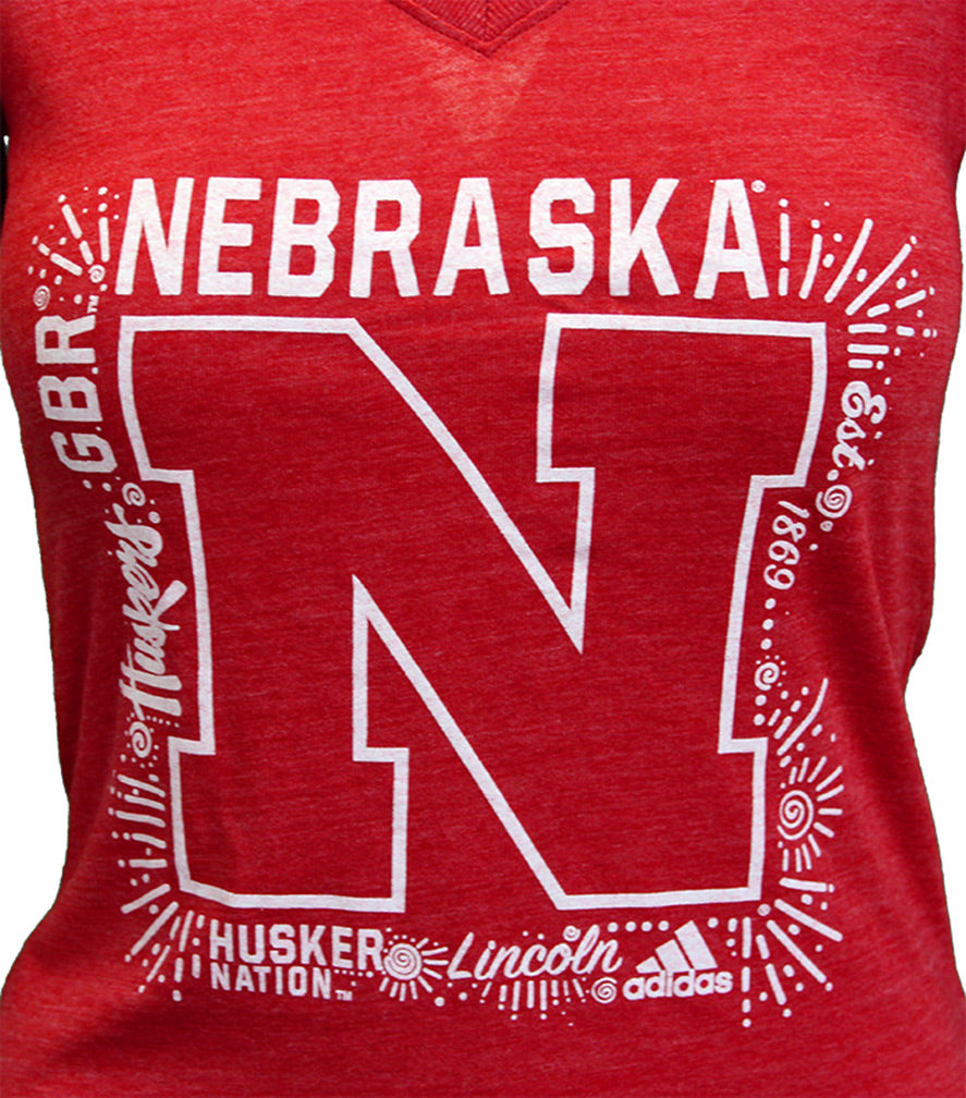 Adidas Ladies Fireworks Tee Huskers