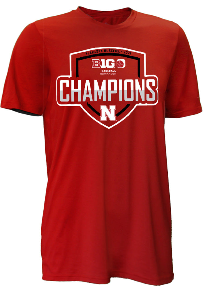2024 Huskers Baseball Big 10 Champs Tee
