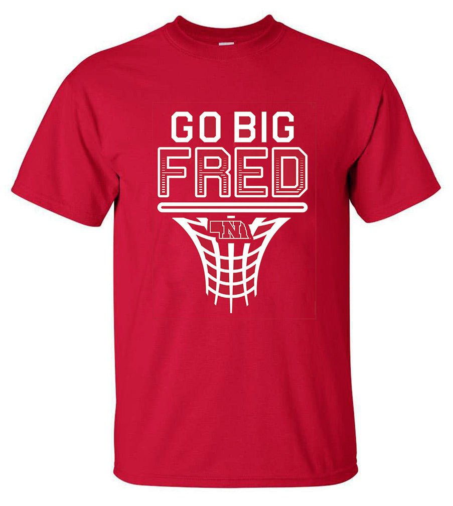 Go Big Fred Husker Hoops Tee