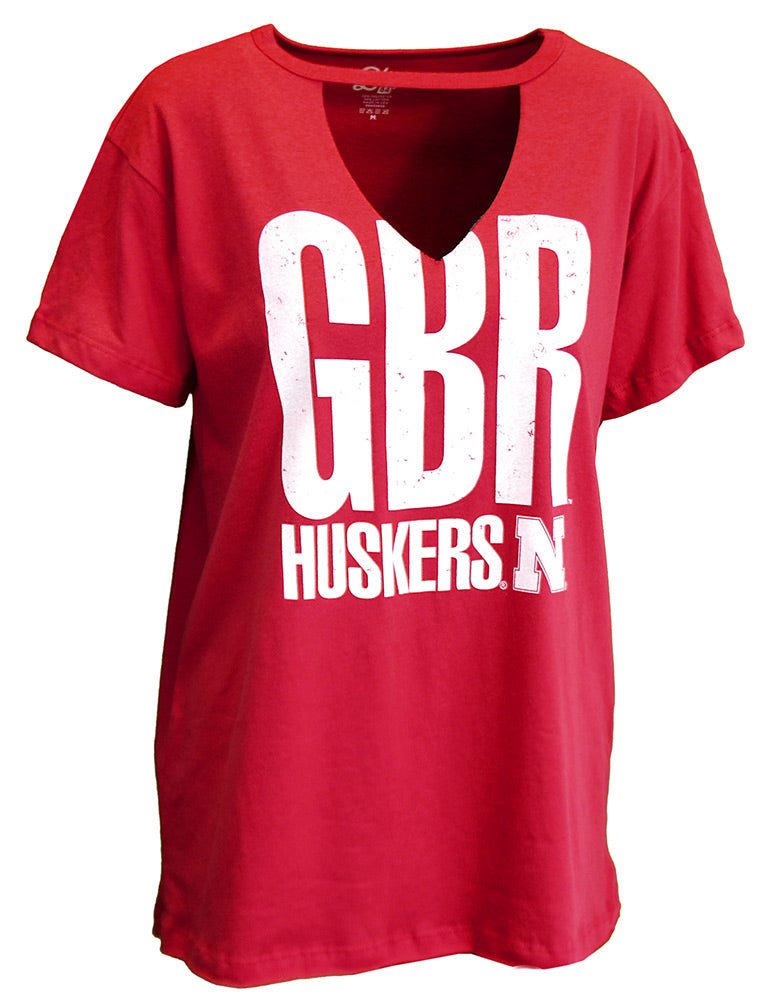 Womens GBR Huskers Eva Vneck