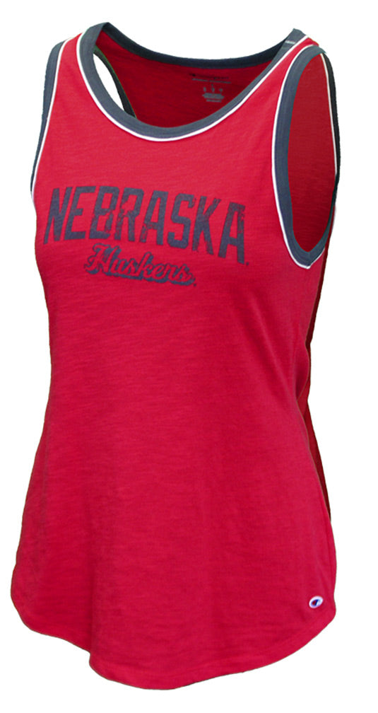 Womens Rochester Nebraska Huskers Ringer Tank