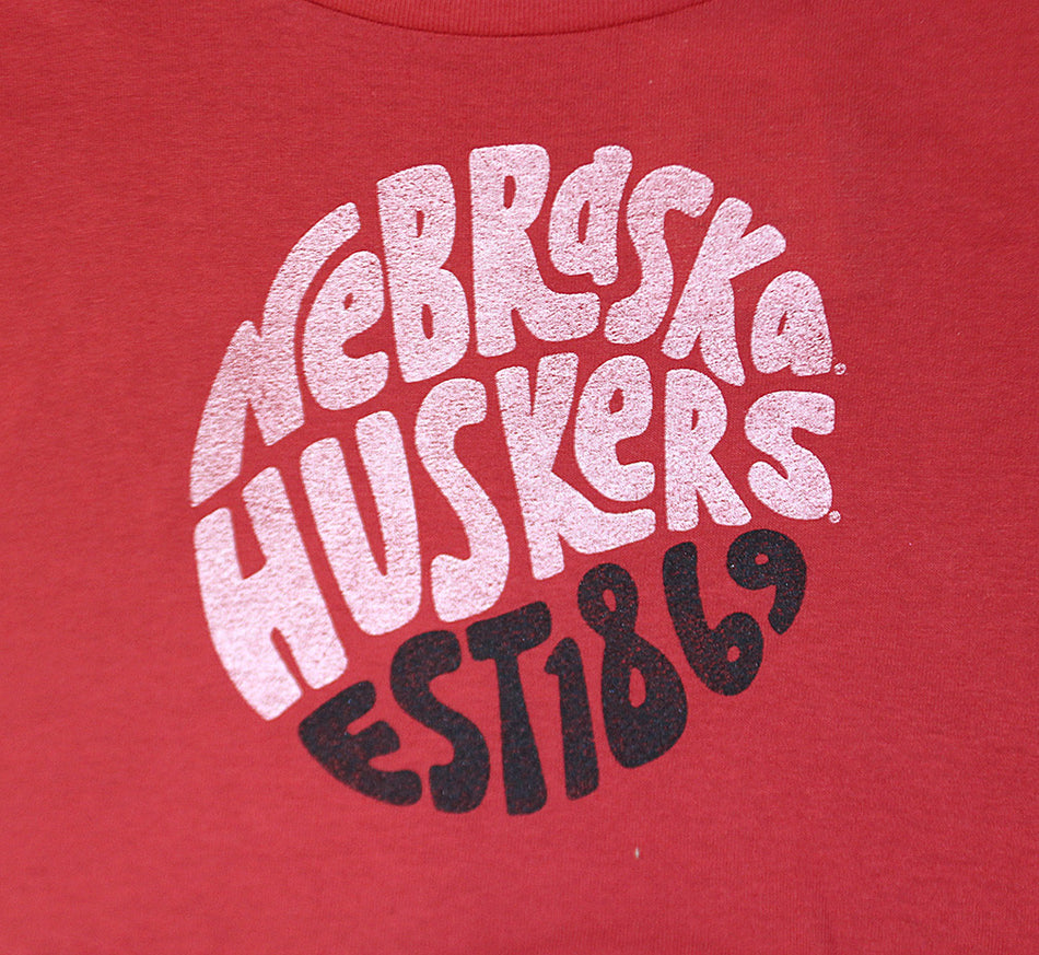 Womens Nebraska Huskers 1869 Retro Scoop
