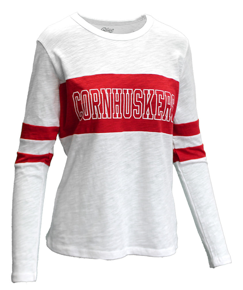 Womens Cornhuskers Panel LS