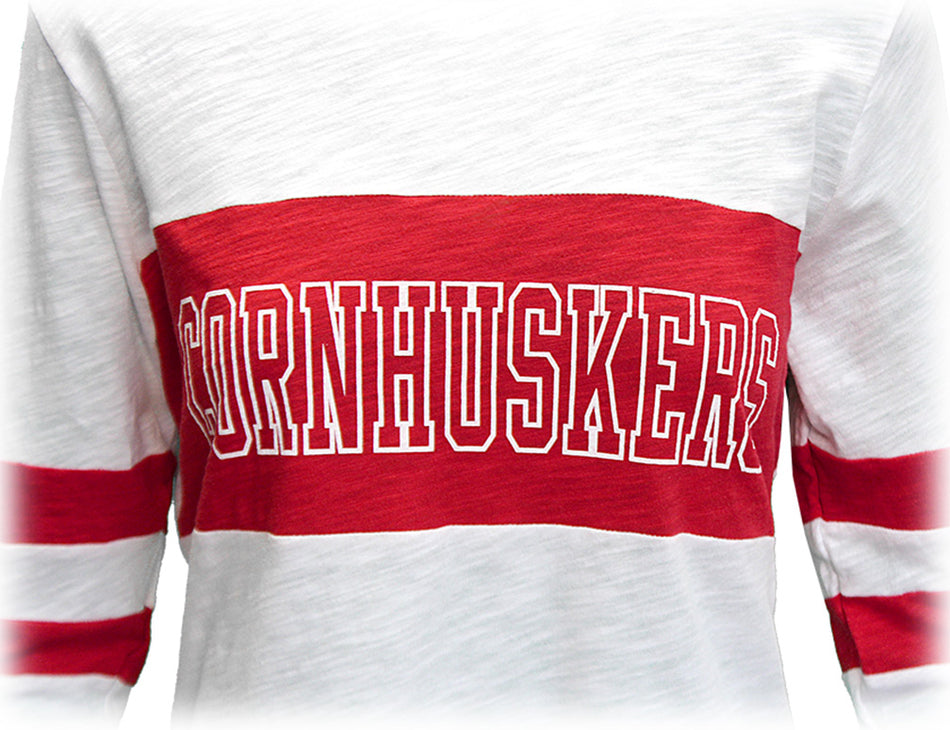 Womens Cornhuskers Panel LS