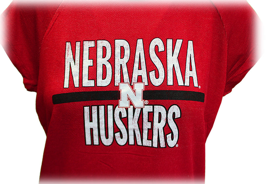 Womens Nebraska Huskers Stretch Tee