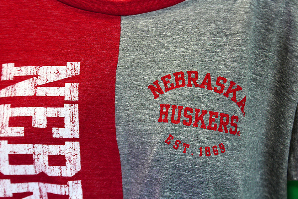 Womens Nebraska Billie Split Top