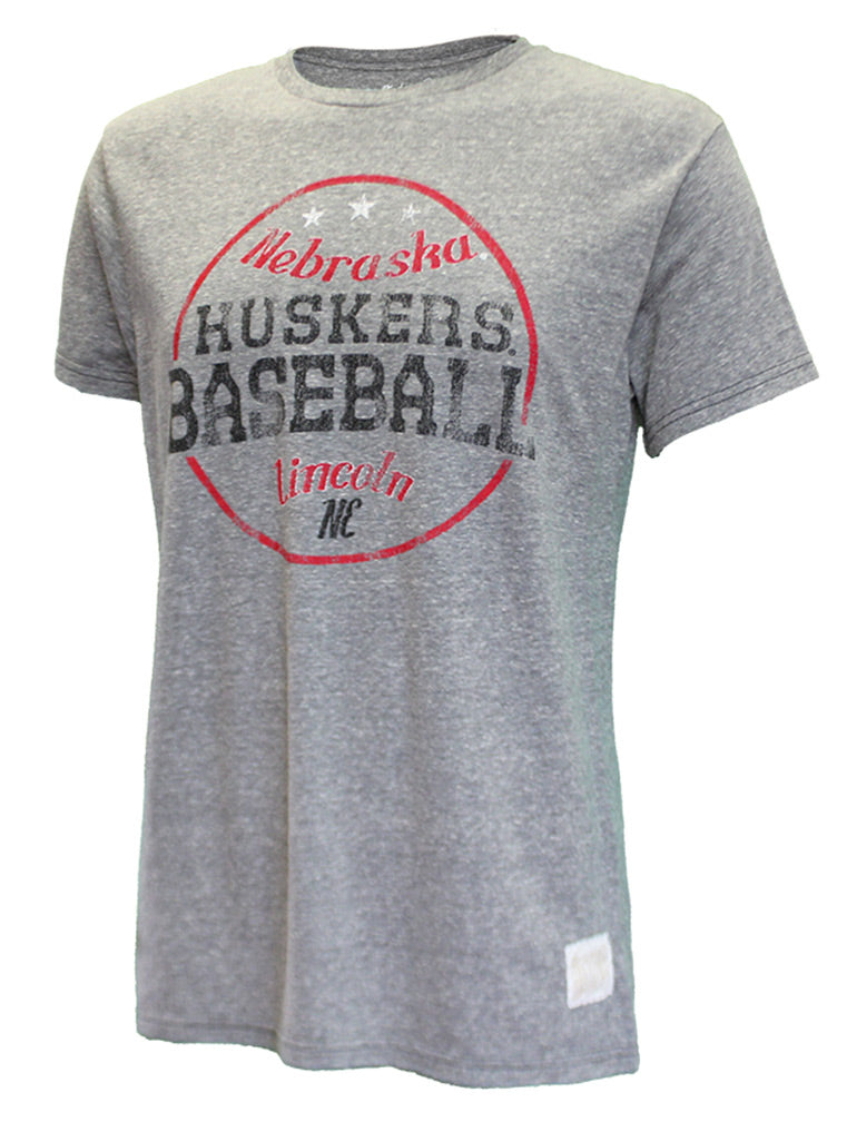 Nebraska Huskers Baseball Retro Tee