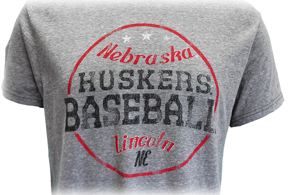 Nebraska Huskers Baseball Retro Tee