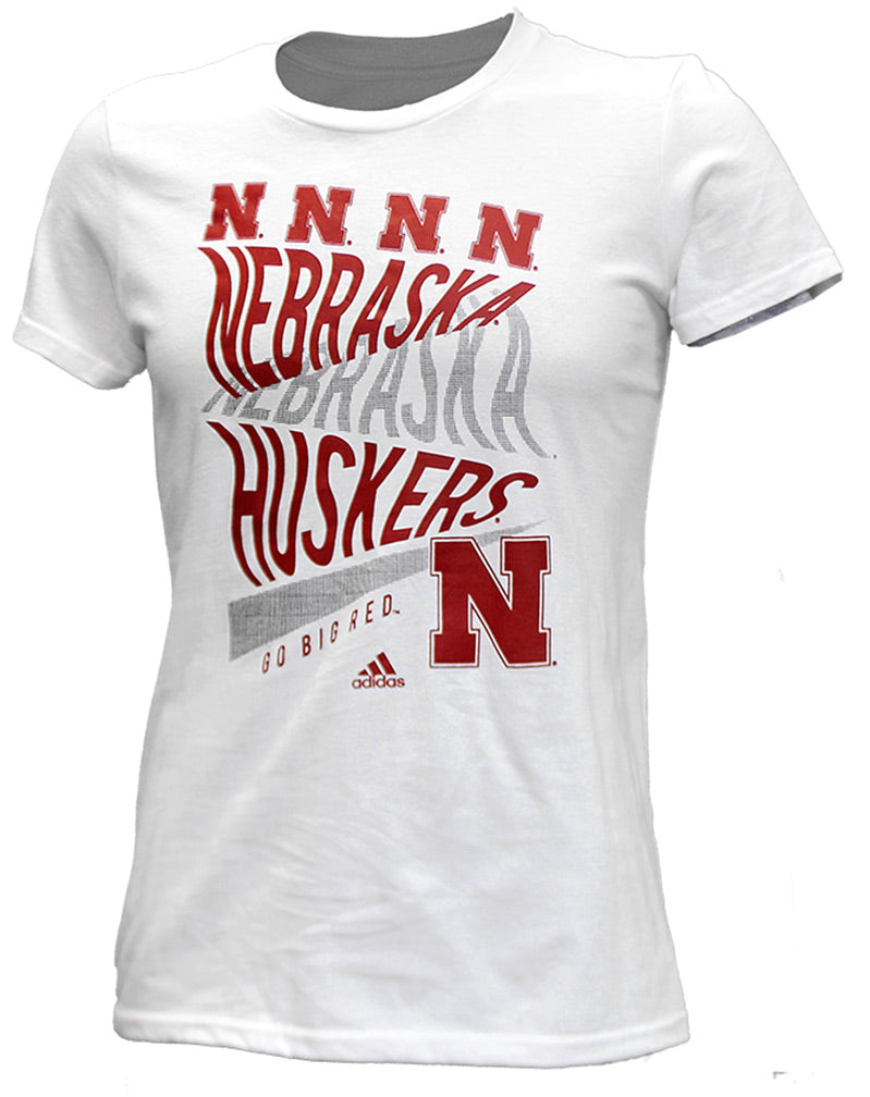 Adidas Go Fight Win Huskers Tee