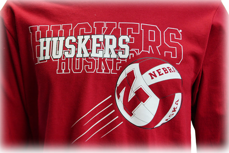 Huskers Huskers Huskers LS Volleyball Tee