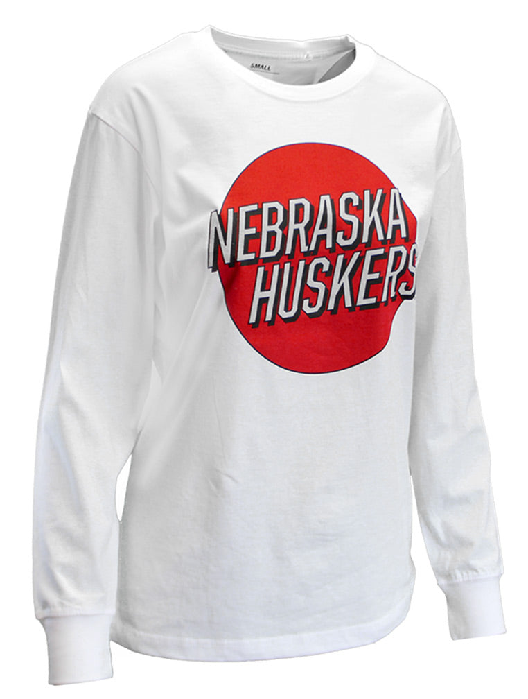Womens Nebraska Huskers Mariana LS Top