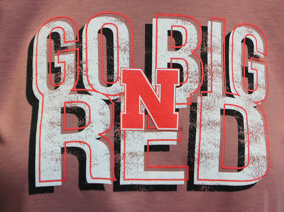 Ladies Go Big Red N Crop Top