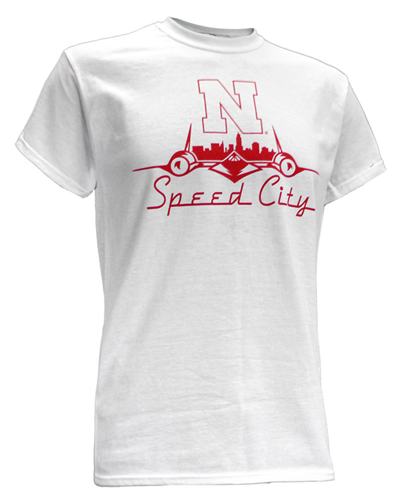Nebraska Speed City Tee - White