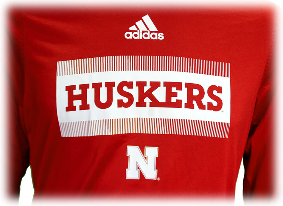 Adidas Husker N Bar LS Tee - Red