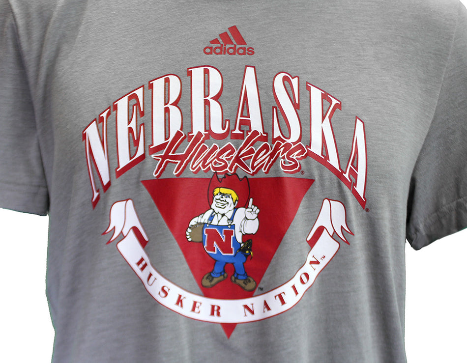 Adidas Herbie Husker Nation Tee