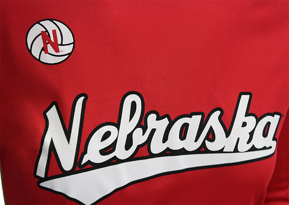 Ladies Nebraska Volleyball Away Jersey Top