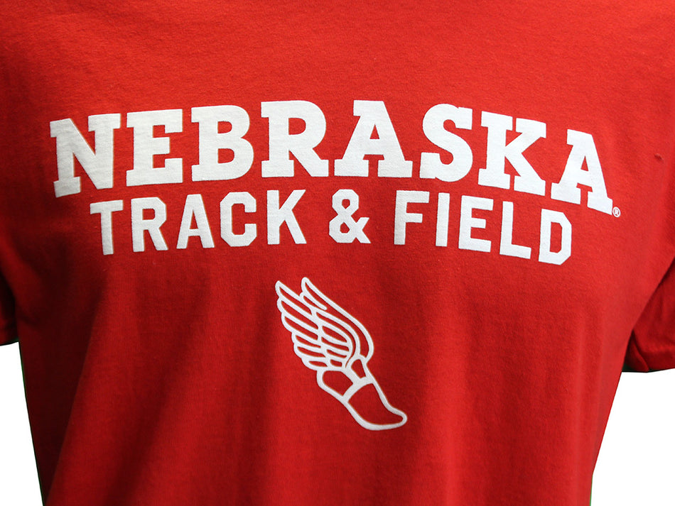 Nebraska Track N Field Tee