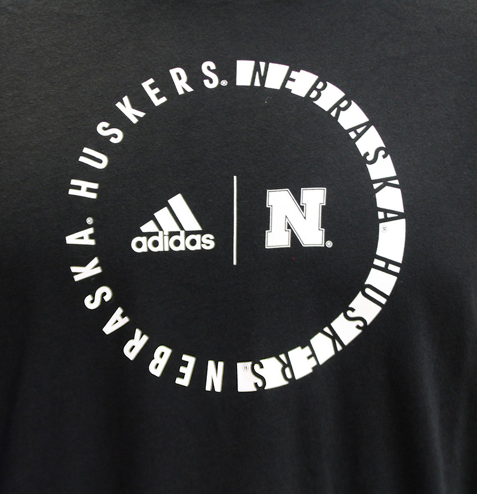 Adidas Nebraska Huskers Midnight Moon Tee