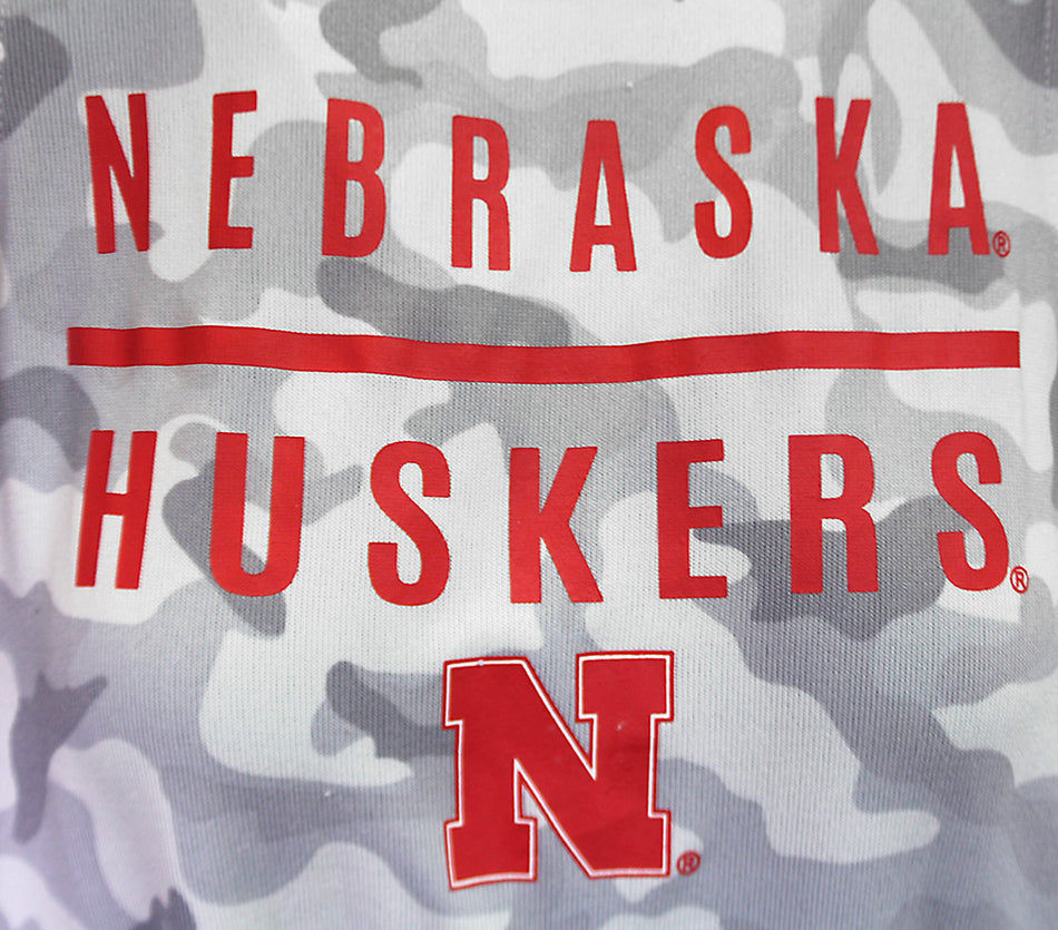 Womens Nebraska Camo Composite Tank