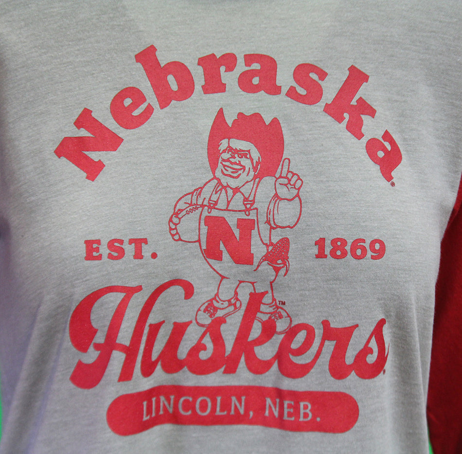 Adidas Womens Herbie Nebraska Raglan