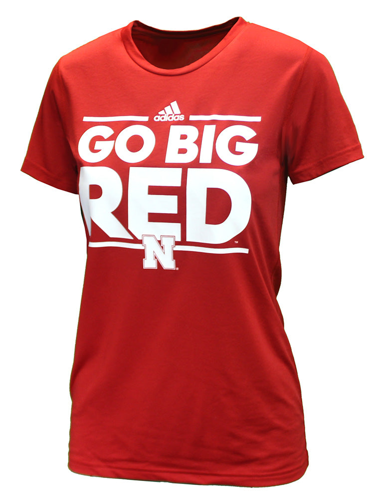 Adidas Womens Go Big Red Tee