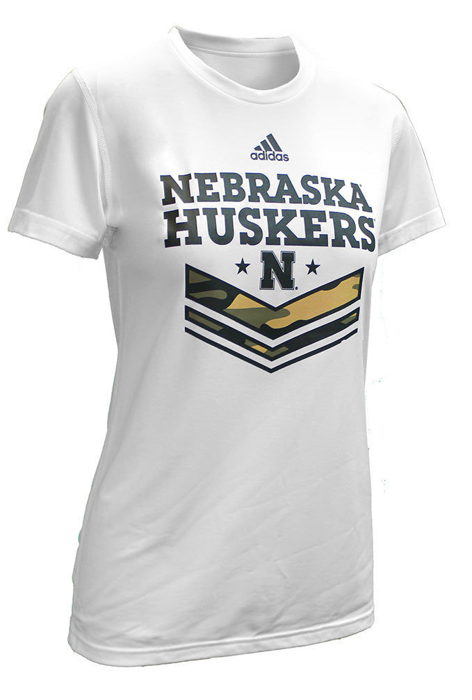Adidas Womens Salute To Service Camo Tee